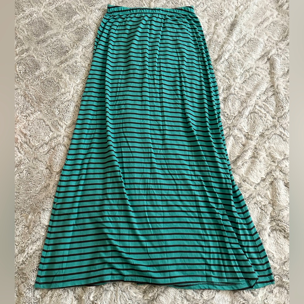 Metaphor Striped Maxi Skirt
